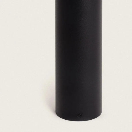 Staande tuinlamp zwart & smoke met E27 fitting aluminium 'Trentino' - FOIR