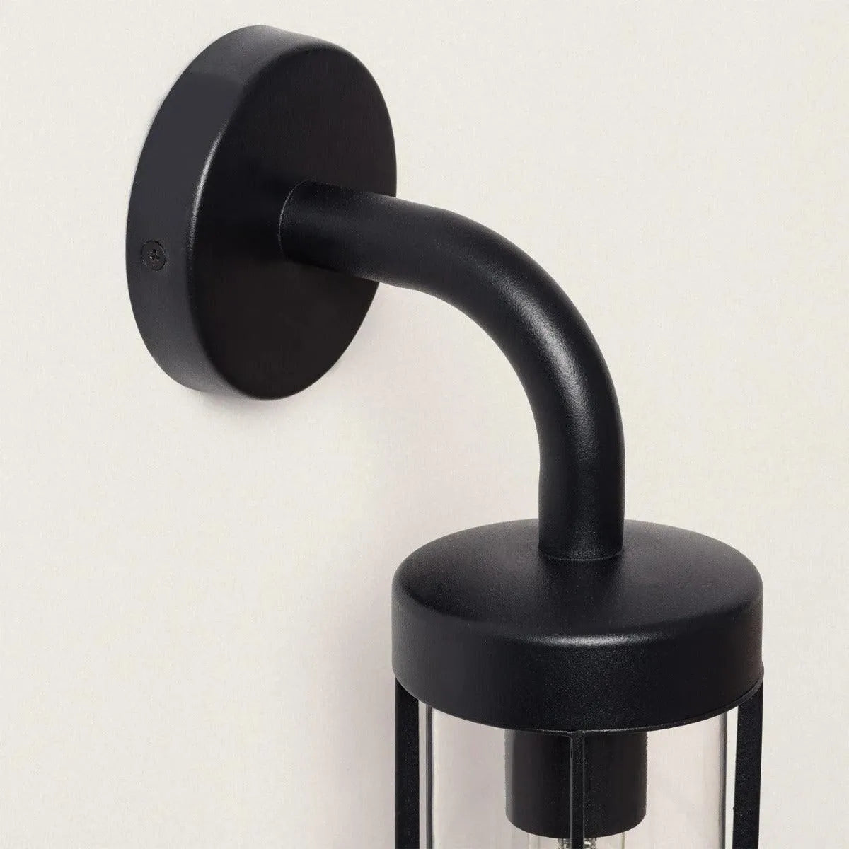 Industriele kooi wandlamp buiten zwart met E27 fitting 'Baresi' - FOIR