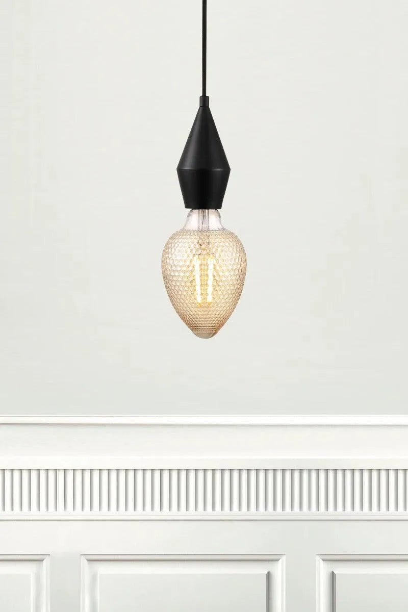 Deco lichtbron warm wit amgerglas 2W 'Avra' - FOIR