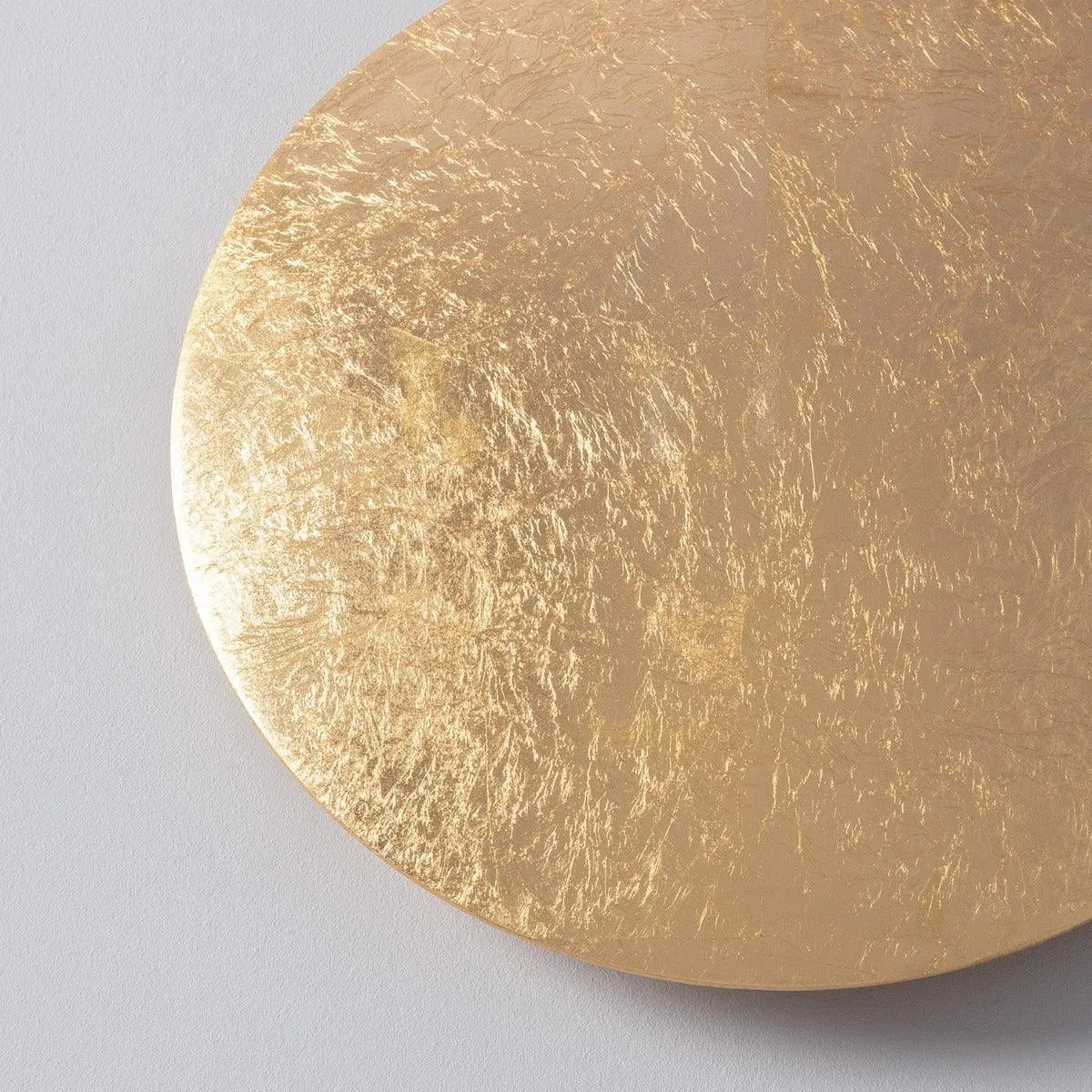 Wandlamp goud 'Ayla' groot rond led 18W modern 26 cm - FOIR