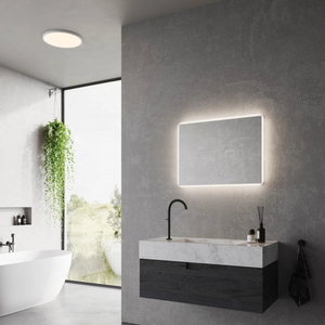 Badkamerspiegel breed met licht 80cm