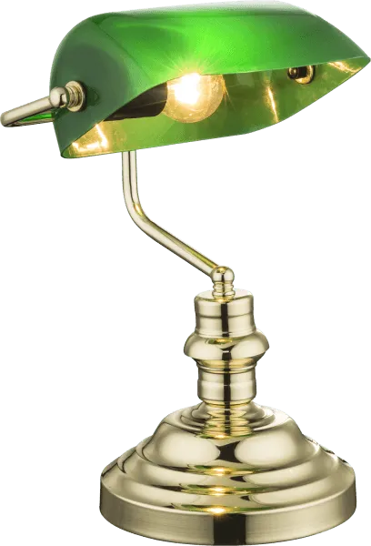 Banker tafellamp modern groen E14 fitting