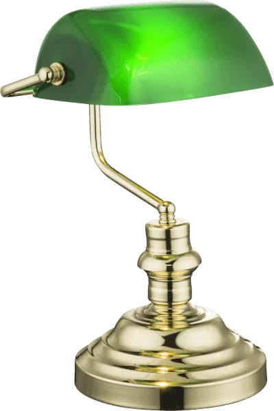 Tafellamp antiek banker lamp modern e14 fitting