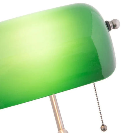 Bureaulamp bankierslamp 'Banker' trekschakelaar e27 fitting 410mm - FOIR