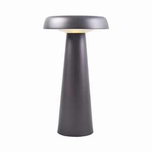 Tafellamp zwart Arcello oplaadbaar led 25 cm
