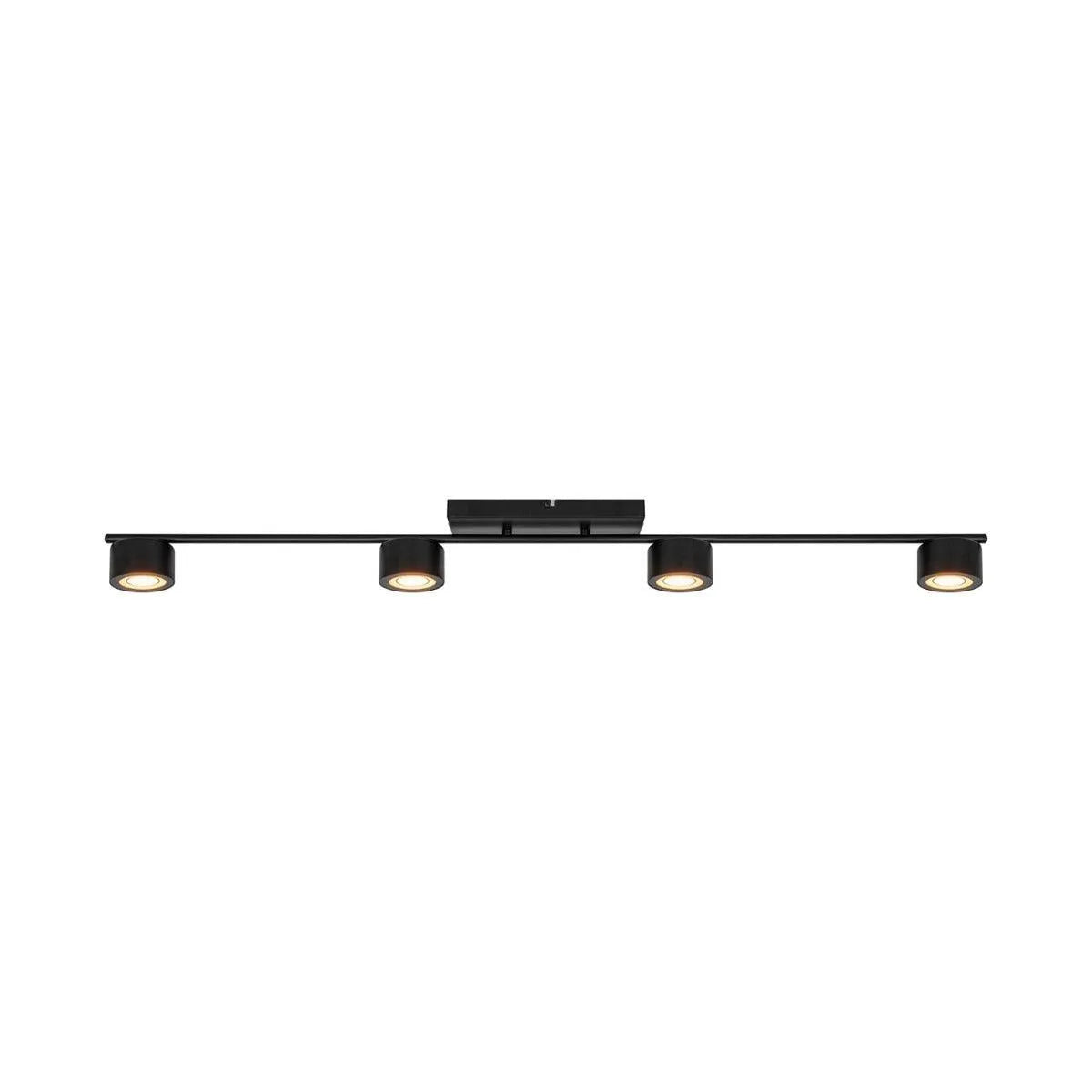 plafondbar breed nordlux clyde 4 spots metaal en kunststof