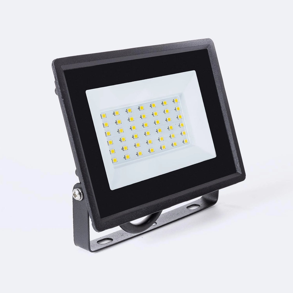 Breedstraler warm wit 2700k 30W zwart