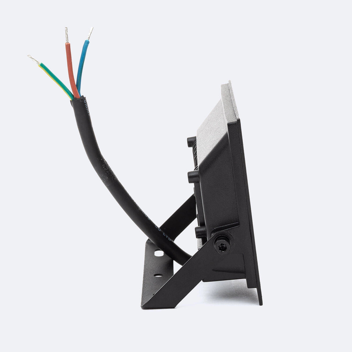 Breedstaler zwart 20W 3000k Warm wit ip65
