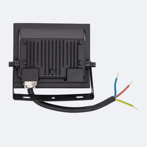 Breedstaler zwart 20W 3000k Warm wit ip65