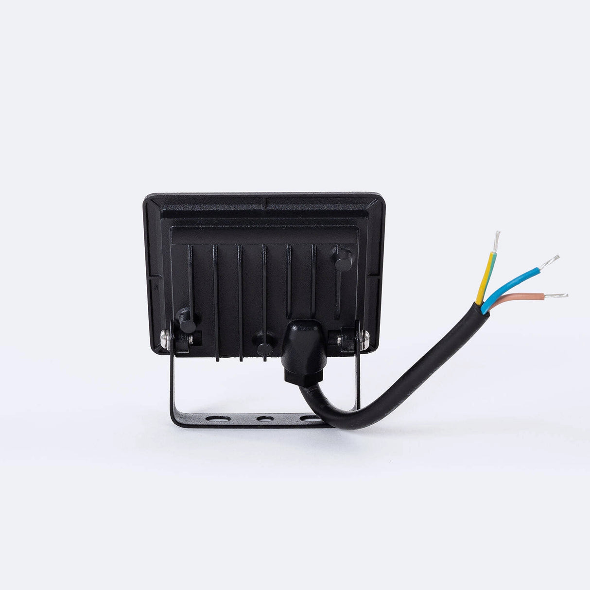 Breedstraler warm wit 2700k 10W zwart