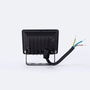 Breedstraler warm wit 2700k 10W zwart