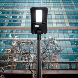 Straatverlichting op zonne energie 1000 lm 8W ip65