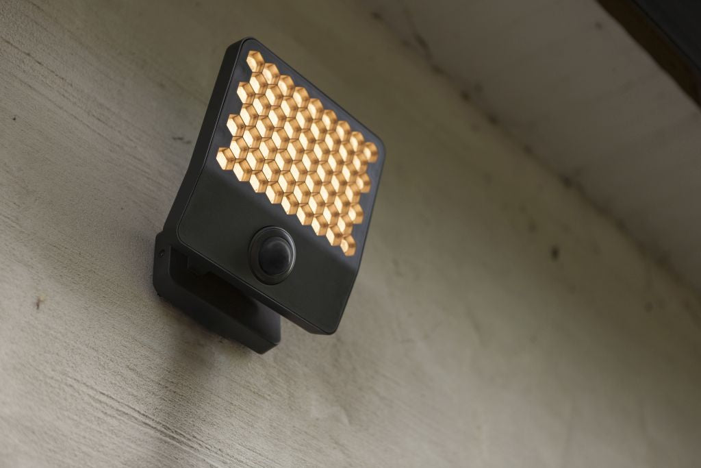 Breedstraler led lamp Security Atlantis bewegingssensor 24w 3000k Warm Wit