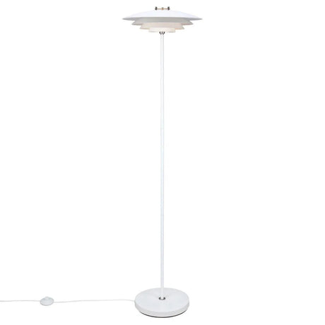 vloerlamp wit designverlichting met schakelaar en g9 fitting