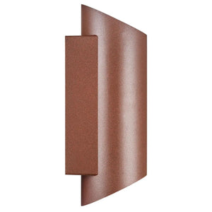 Up & down wandlamp roestig GU10 fitting Nordlux Nico round 22 - FOIR