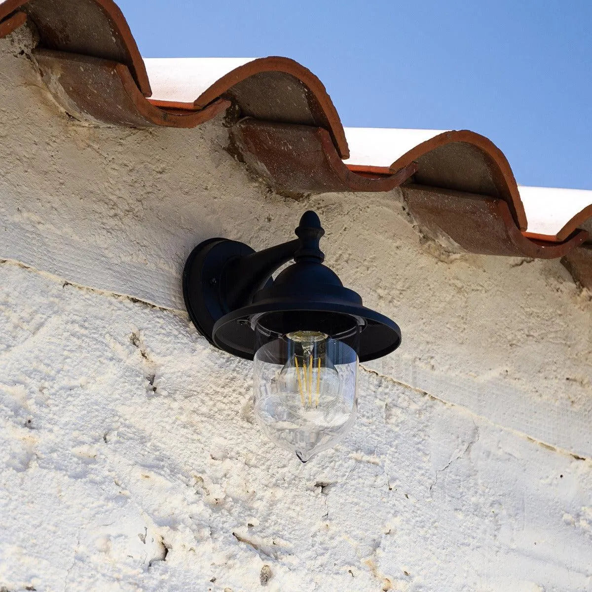 buitenverlichting klassiek e27 fitting modern led glas voordeur