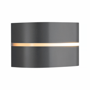 Buitenlamp up down led e27 metaal half rond Sibelis