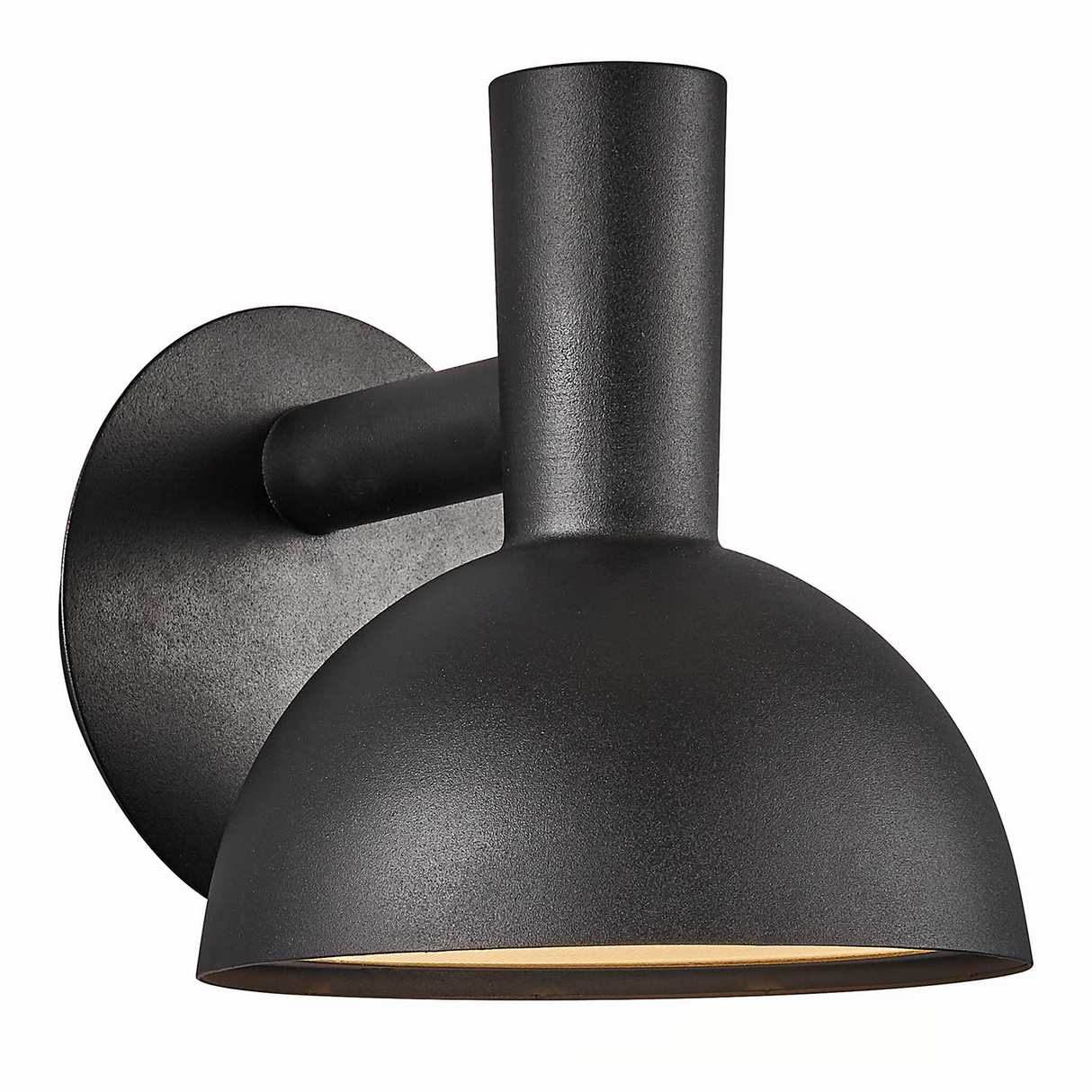 Buitenlamp downlighter zwart metaal e27 fitting 20 cm
