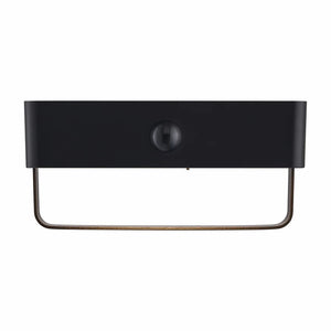 Buitenlamp solar down lighter 'Saulio' zwart led lamp (draadloos, usb c oplaadbaar) - FOIR