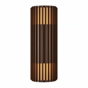 Buitenlamp up down bruin 'Aludra' double 34 cm - FOIR