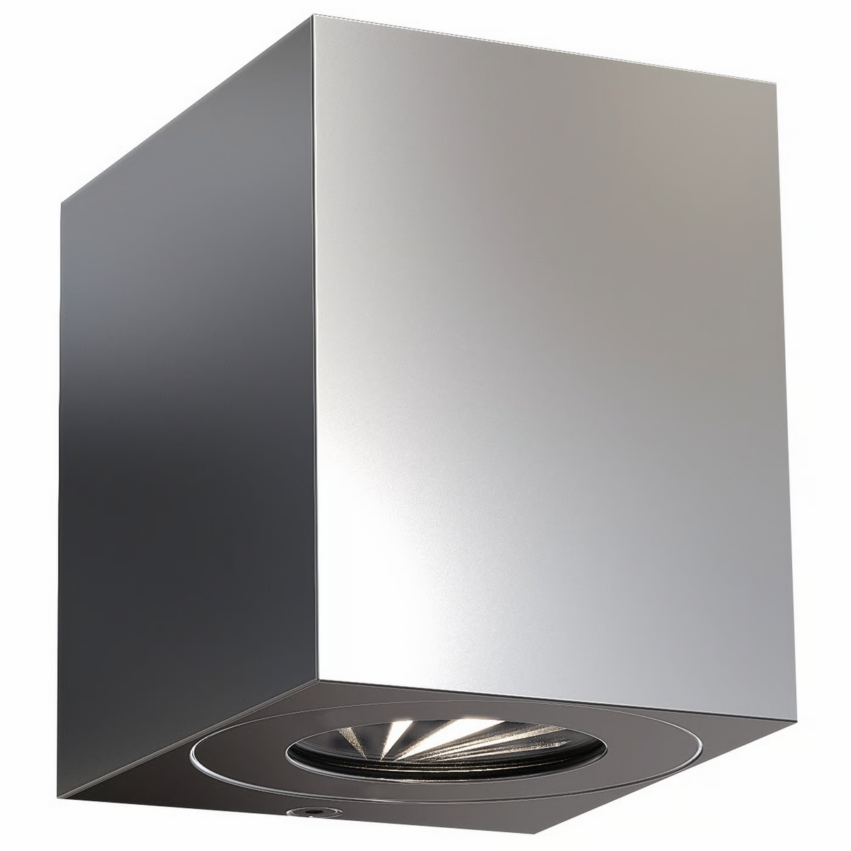 Buitenlamp vierkant Up down 'Canto kubi 2' Nordlux 2x6W warm wit