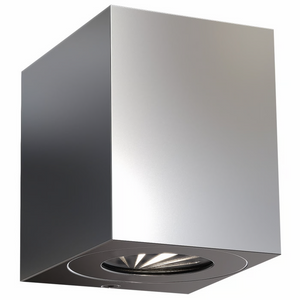 Buitenlamp vierkant Up down 'Canto kubi 2' Nordlux 2x6W warm wit
