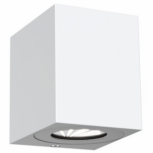 Buitenlamp vierkant Up down 'Canto kubi 2' Nordlux 2x6W warm wit