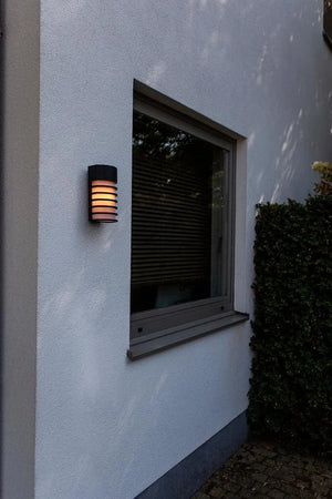 Buitenlamp modern e27 fitting zwart design lamp led