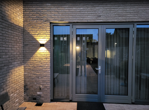 Lichtsensor Buitenlamp kubus zwart Ace 'Ace' G9 warm wit ip65