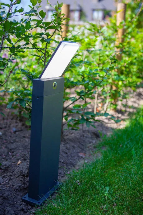 Staande lamp donker grijs 'Pano' led lamp 63 cm - FOIR