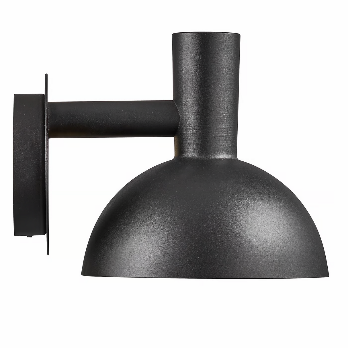 Buitenlamp downlighter zwart metaal e27 fitting 20 cm