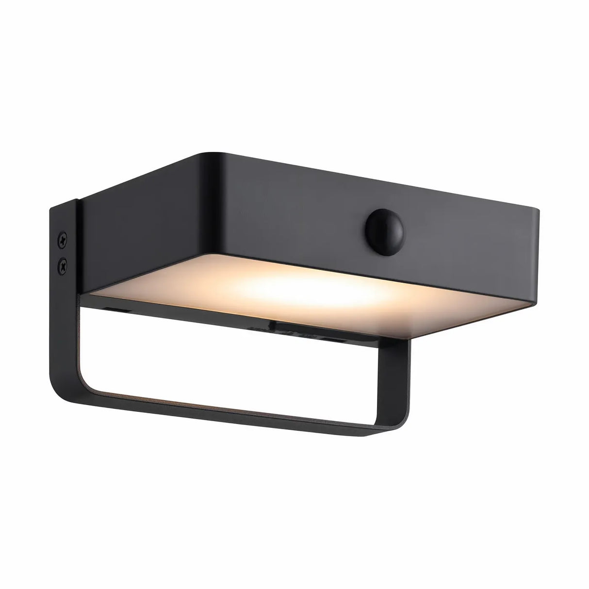 Buitenlamp solar down lighter 'Saulio' zwart led lamp (draadloos, usb c oplaadbaar) - FOIR