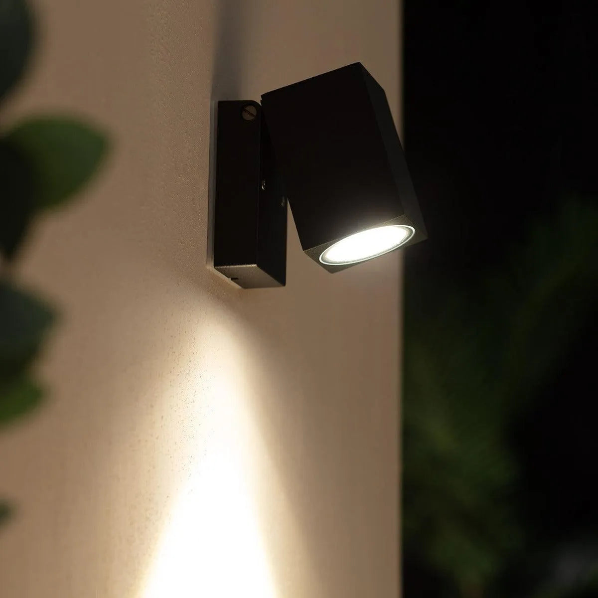 Buitenlamp verstelbaar zwart gu10 led lamp 