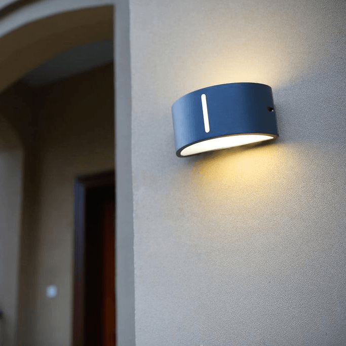 Buitenlamp e27 fitting voordeur donker grijs 'Bonn' up down lighter 25 cm - FOIR