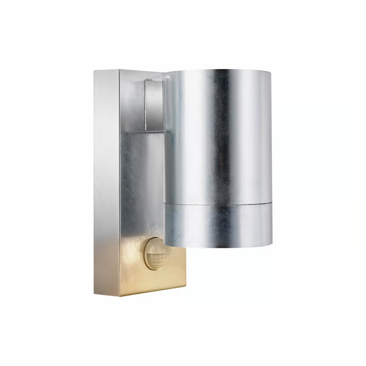 Buitenlamp Zilver met sensor Gu10 Tin gegalvaniseerd
