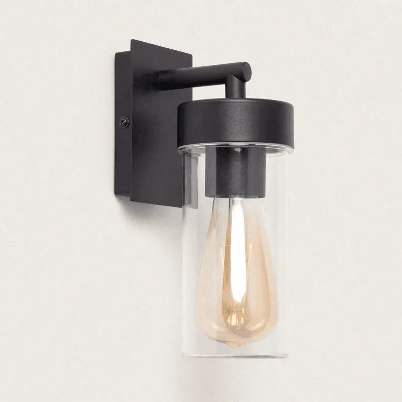 Buitenlamp modern rond e27 fitting 'Jack' voordeur - FOIR