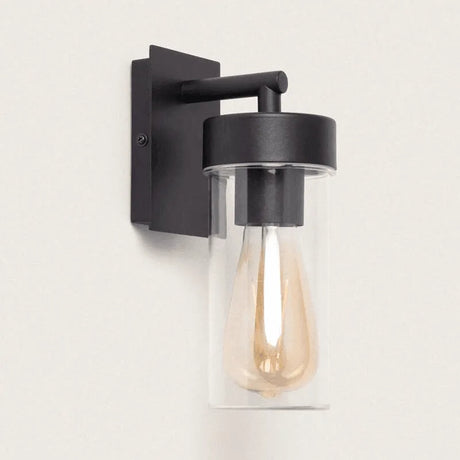 Buitenlamp modern rond e27 fitting 'Jack' voordeur - FOIR
