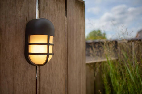 Buitenlamp zwart wandlamp met ingebouwde LED lichtbron 6383001118 6939412049953