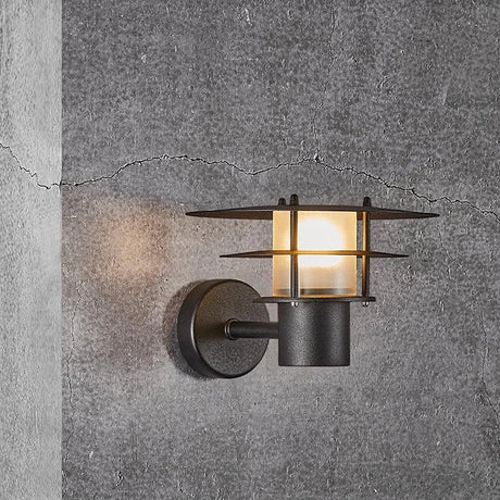 Moderne gevelverlichting zwart met E14 fitting