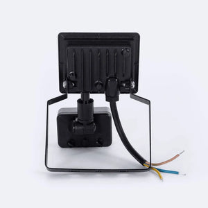 Breedstraler met sensor zwart met 10W led lamp verstelbaar - FOIR