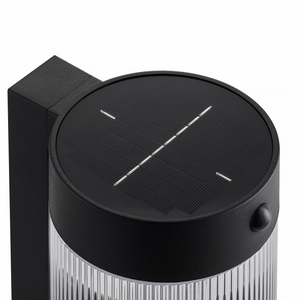 Buitenlamp solar Coupar zwart led lamp met sensor