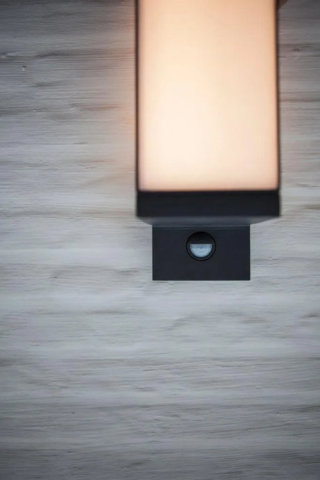 Wandlamp met bewegingsmelder vierkant led lamp bewegingsmelder