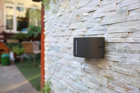 moderne wandlamp IP54 design Lutec modern e27 fitting