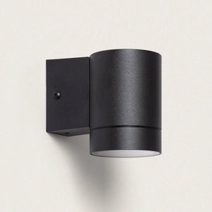 Downlighter buitenlamp zwart gu10 rond