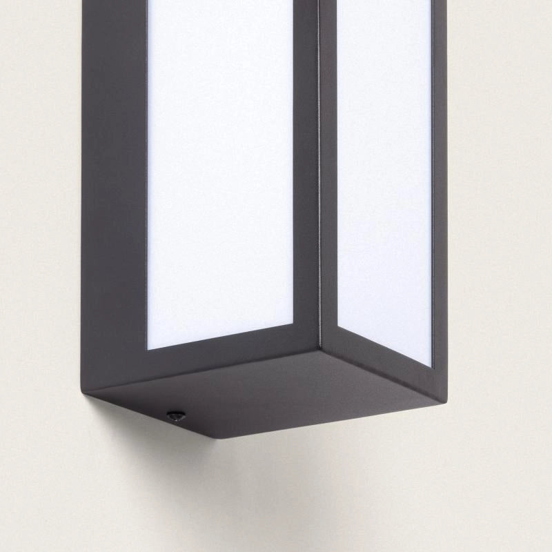 Buitenlamp opaal RVS zwart e27 32 cm