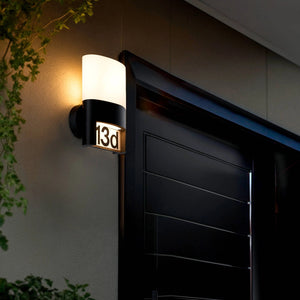 Buitenlamp met huisnummer 10W led metaal