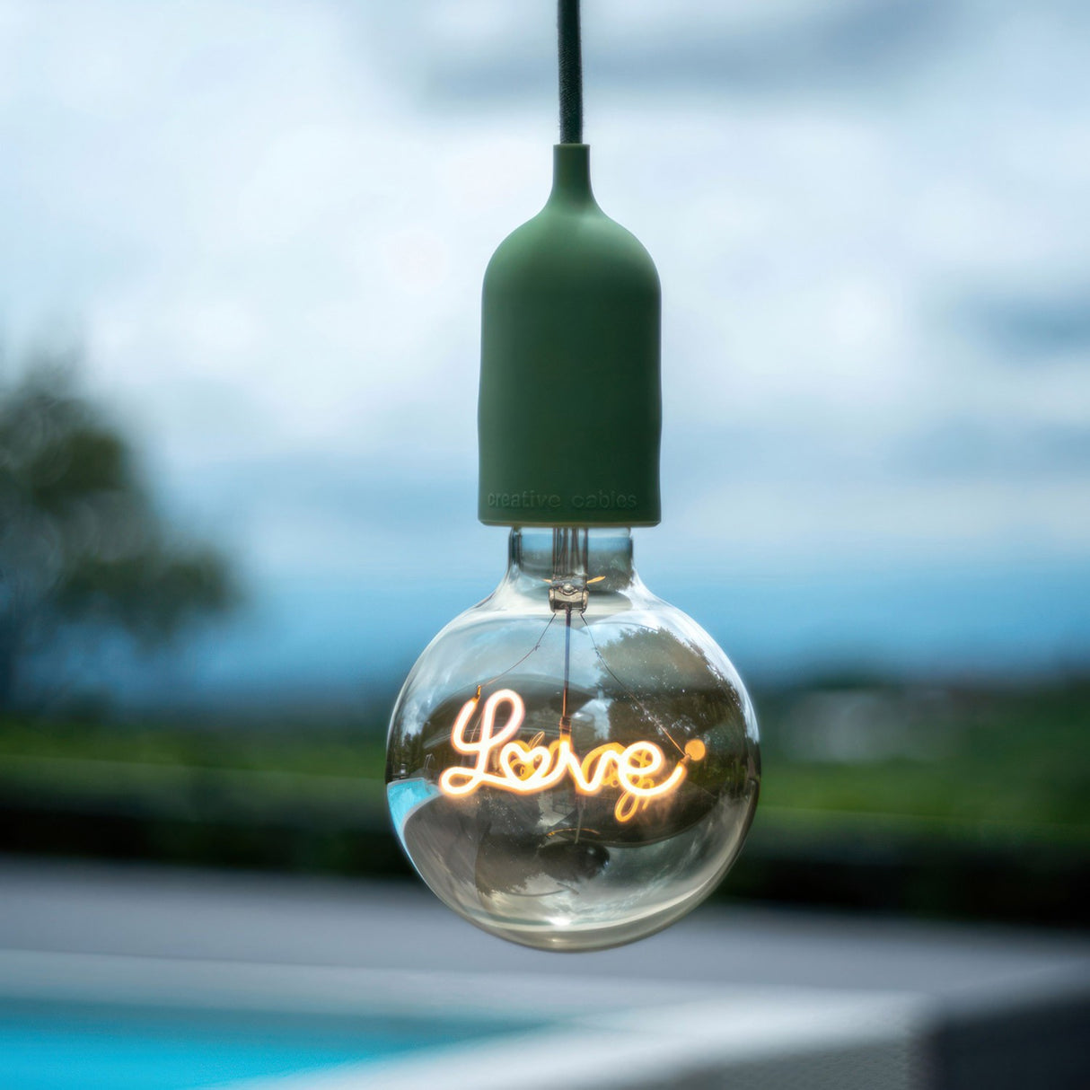 Hanglamp buiten Pastel kleuren IP65 E27