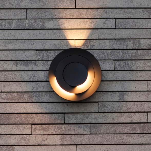 Buitenlamp rond led 'Moov' warm wit 21 cm