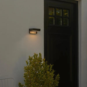 Buitenlamp solar down lighter 'Saulio' zwart led lamp (draadloos, usb c oplaadbaar) - FOIR