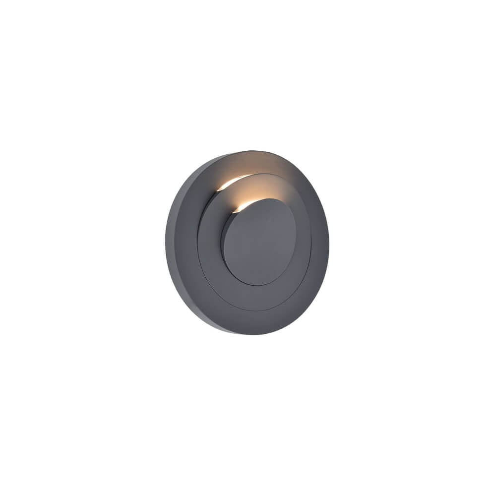 Buitenlamp rond led 'Moov' warm wit 21 cm